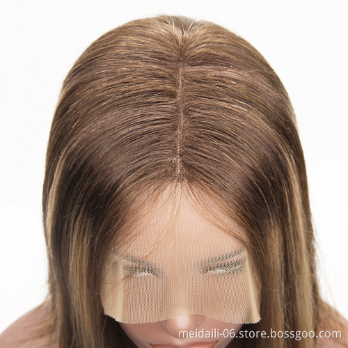 Straight highlight wig  Piano color 13x4 lace front human hair wigs 4/27 1b/27 ombre remy cheap human hair lace front wigs